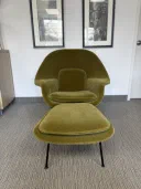 Knoll Womb Chair and Ottoman view 2
