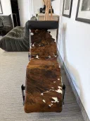 Authentic Cassina LC4 Le Corbusier chaise lounge chair view 2