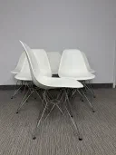 Authentic Herman miller Vitra Eames Plastic Shell Chairs view 3