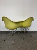 Authentic Herman Miller Eames Molded Plastic Armchairs view 2