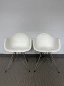 Authentic Hemran Miller Eames Plastic Armchairs view 2