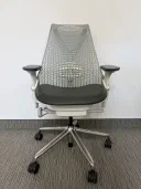 Herman Miller Sayl Leather Seat view 1